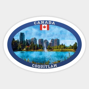 Coquitlam Canada Travel Sticker